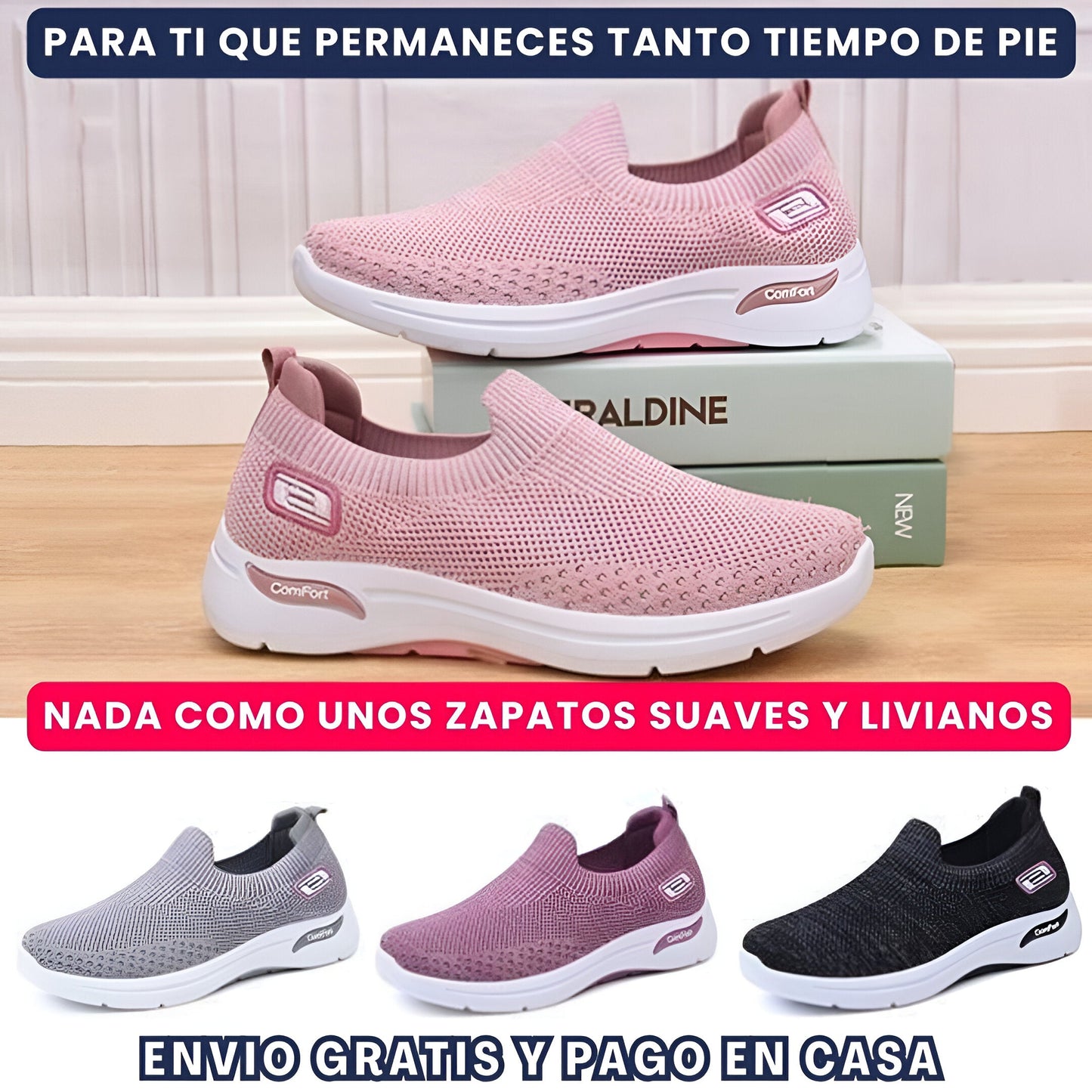 TENIS ULTRA LIVIANOS PARA MUJER | COMODIDAD TODO EL DÍA
