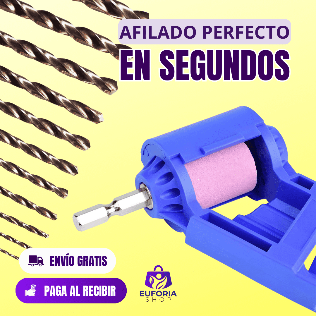 DrillSharp® Afilador de brocas para taladro