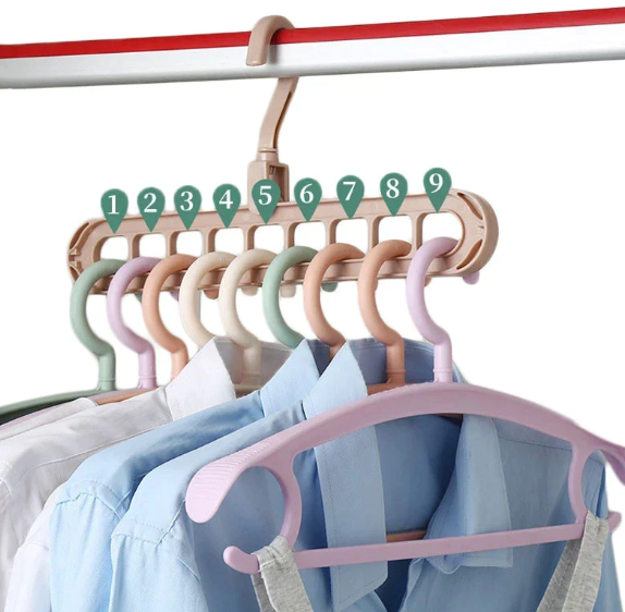 COLGADOR DE ROPA 9 EN 1