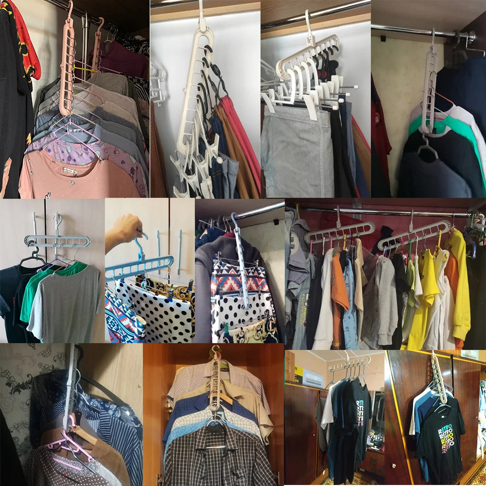 COLGADOR DE ROPA 9 EN 1