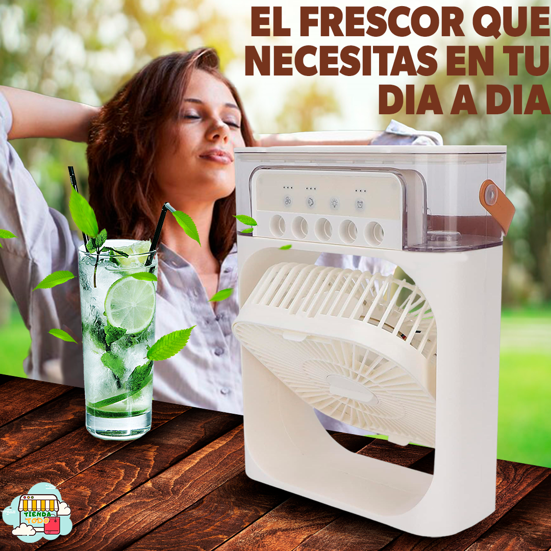 AIRE ACONDICIONADOR PORTÁTIL CON HUMIFICADOR