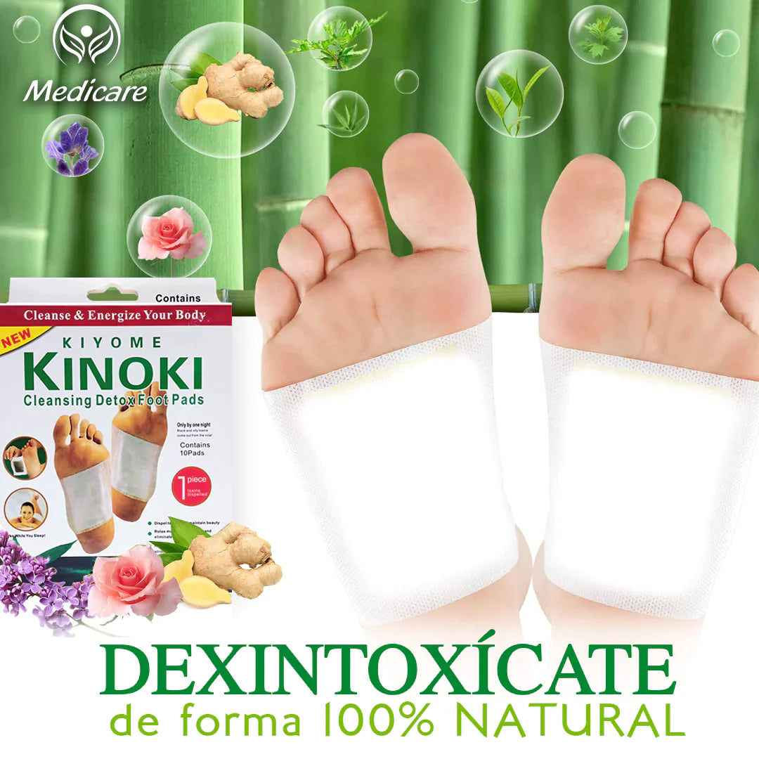 30 Parches Kinoki Premium™ Elimina las toxinas de tu cuerpo