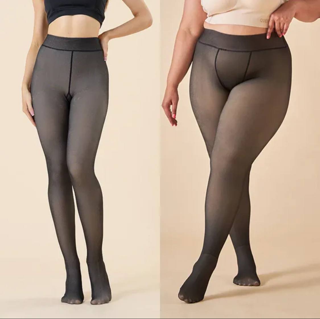 Panty efecto piel cálidas