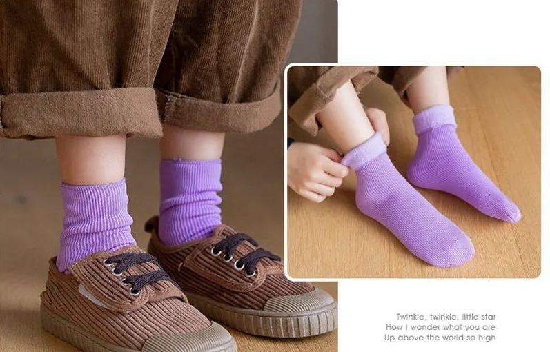 ❄️ Calcetines Termicos para niños | Colores Surtidos 👦🏻 🌟 👧🏻