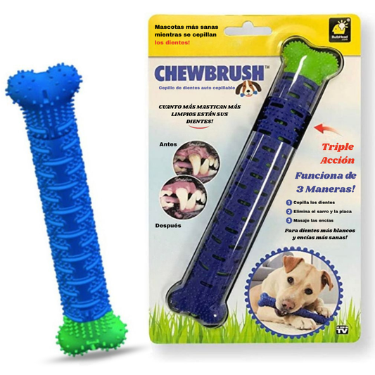 CHEWBRUSH™ Cepillo y Juguete para mascotas