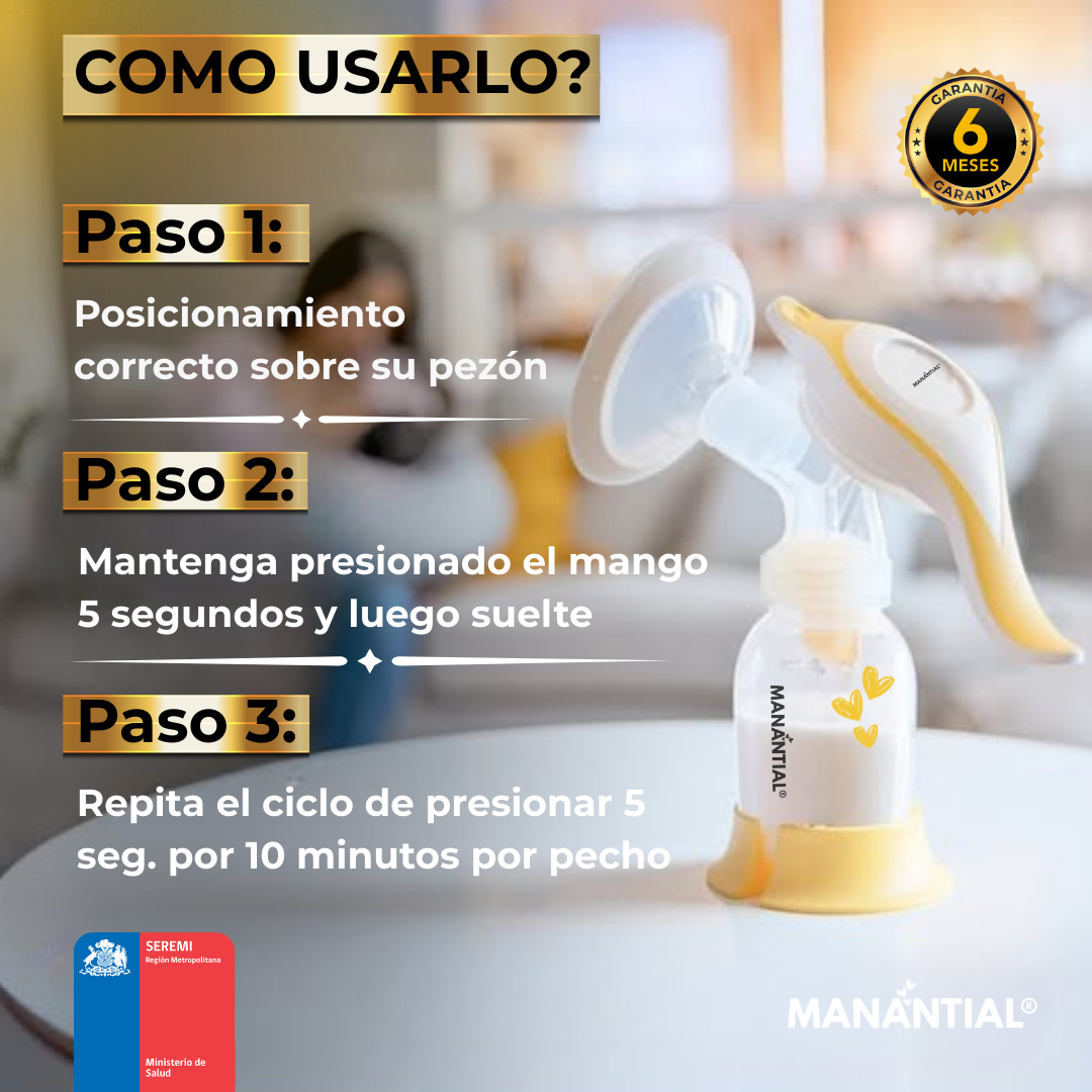 Extractor de Leche Manantial® Más Leche - Cero Dolor