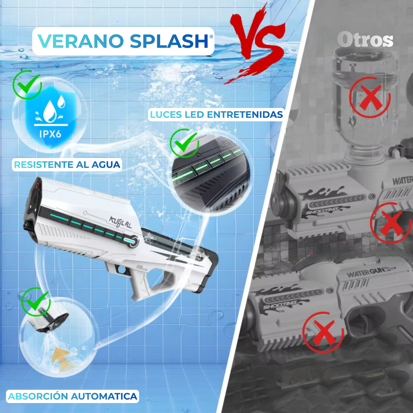 Pistola de Agua VeranoSplash®