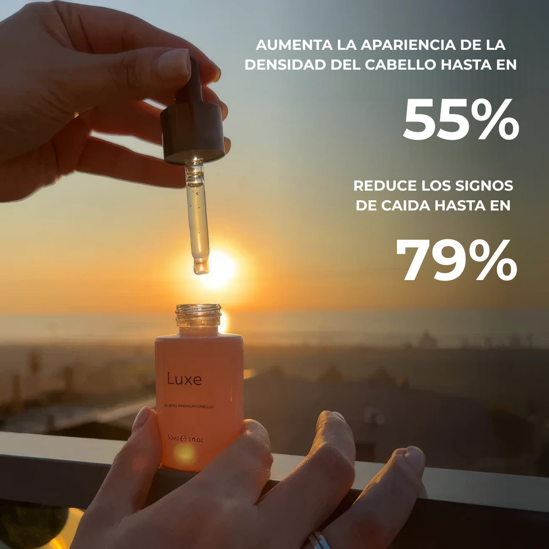 Serum de Crecimiento Capilar Luxe® Resultados en 14 días