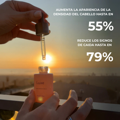Serum de Crecimiento Capilar Luxe® Resultados en 14 días