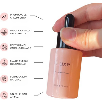 Serum de Crecimiento Capilar Luxe® Resultados en 14 días